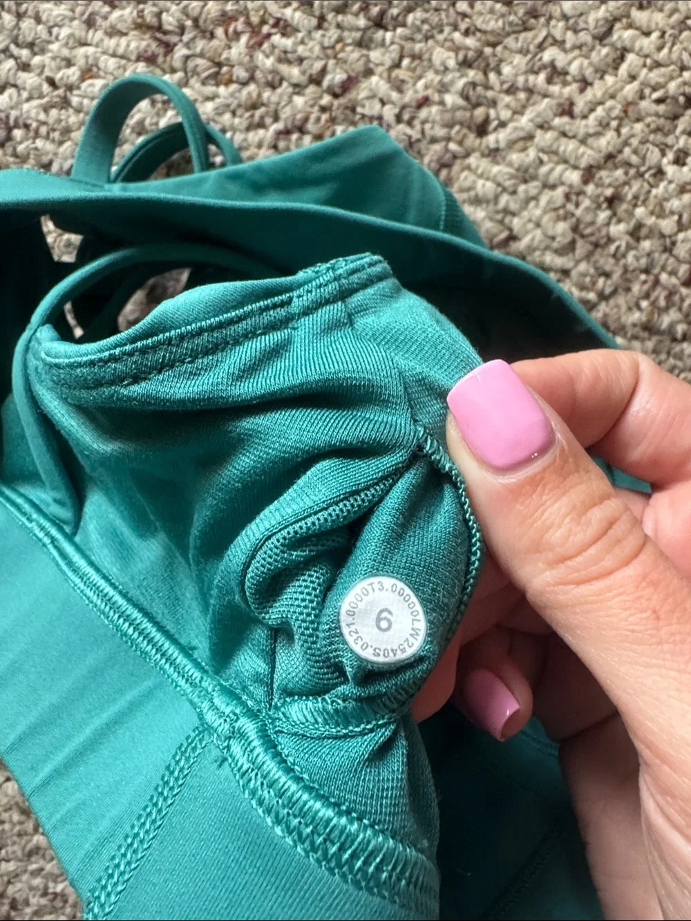 LULULEMON— Size 6 sports bra - Picture 3 of 3